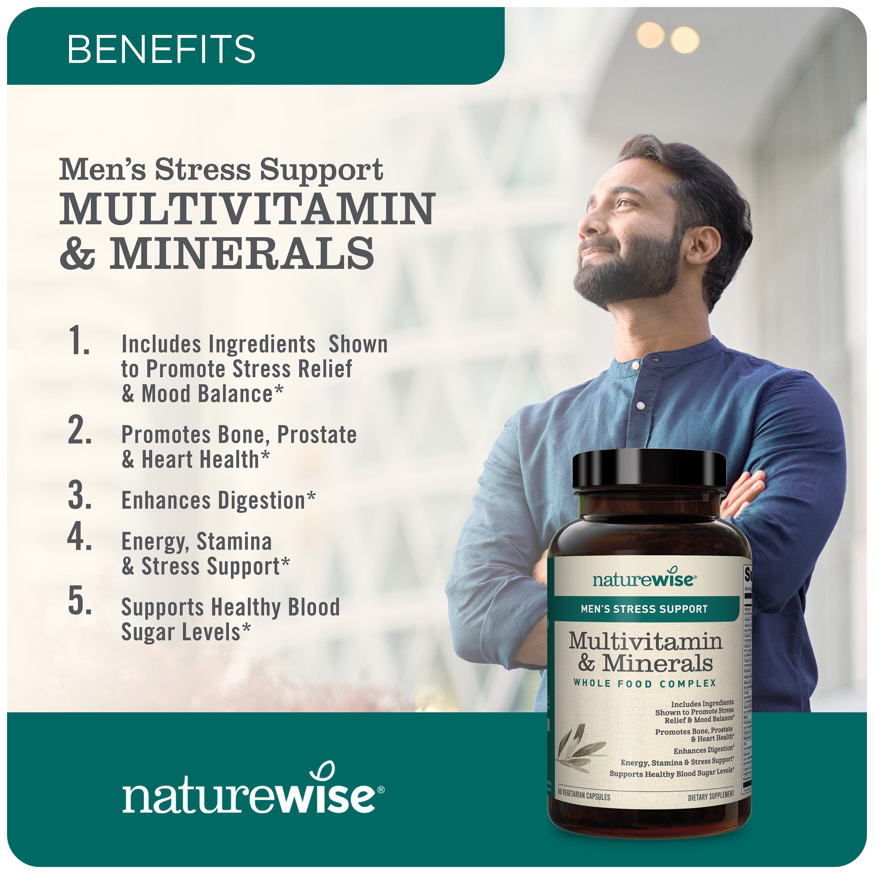 Men's Multivitamin with Stress Support
