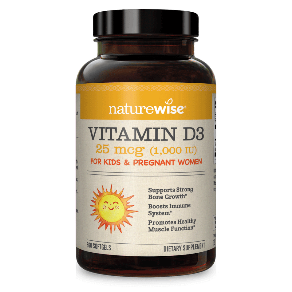 Vitamin D3 1,000 IU - 25 mcg