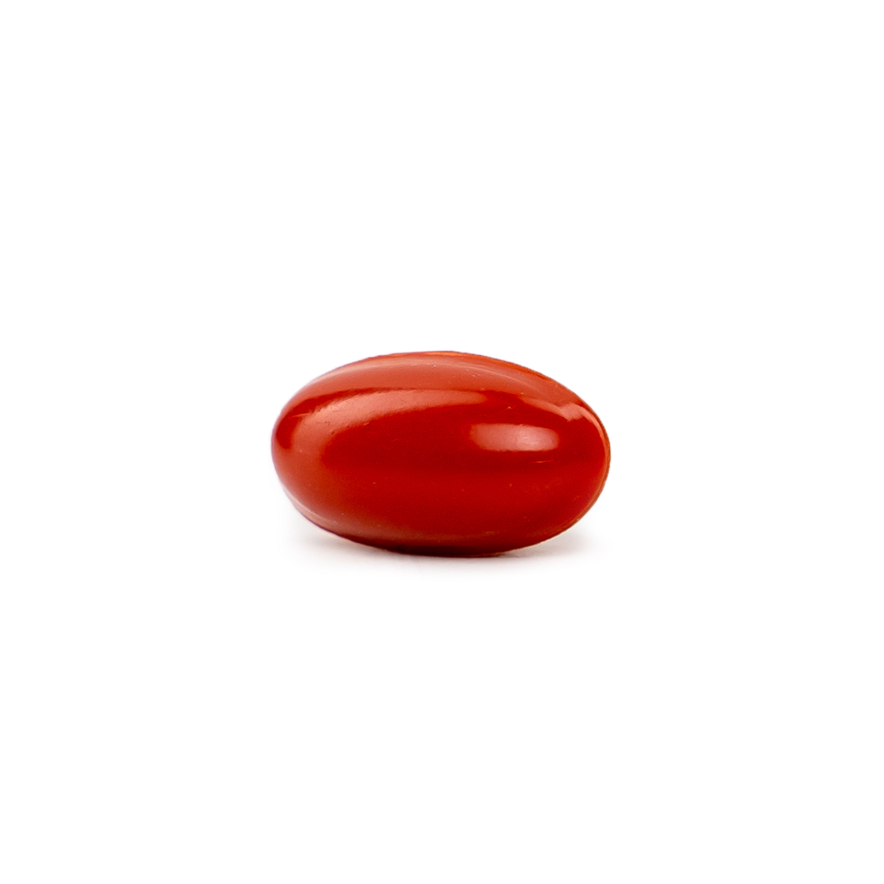 Red Naturewise Lutein with FloraGLO softgel on a white background