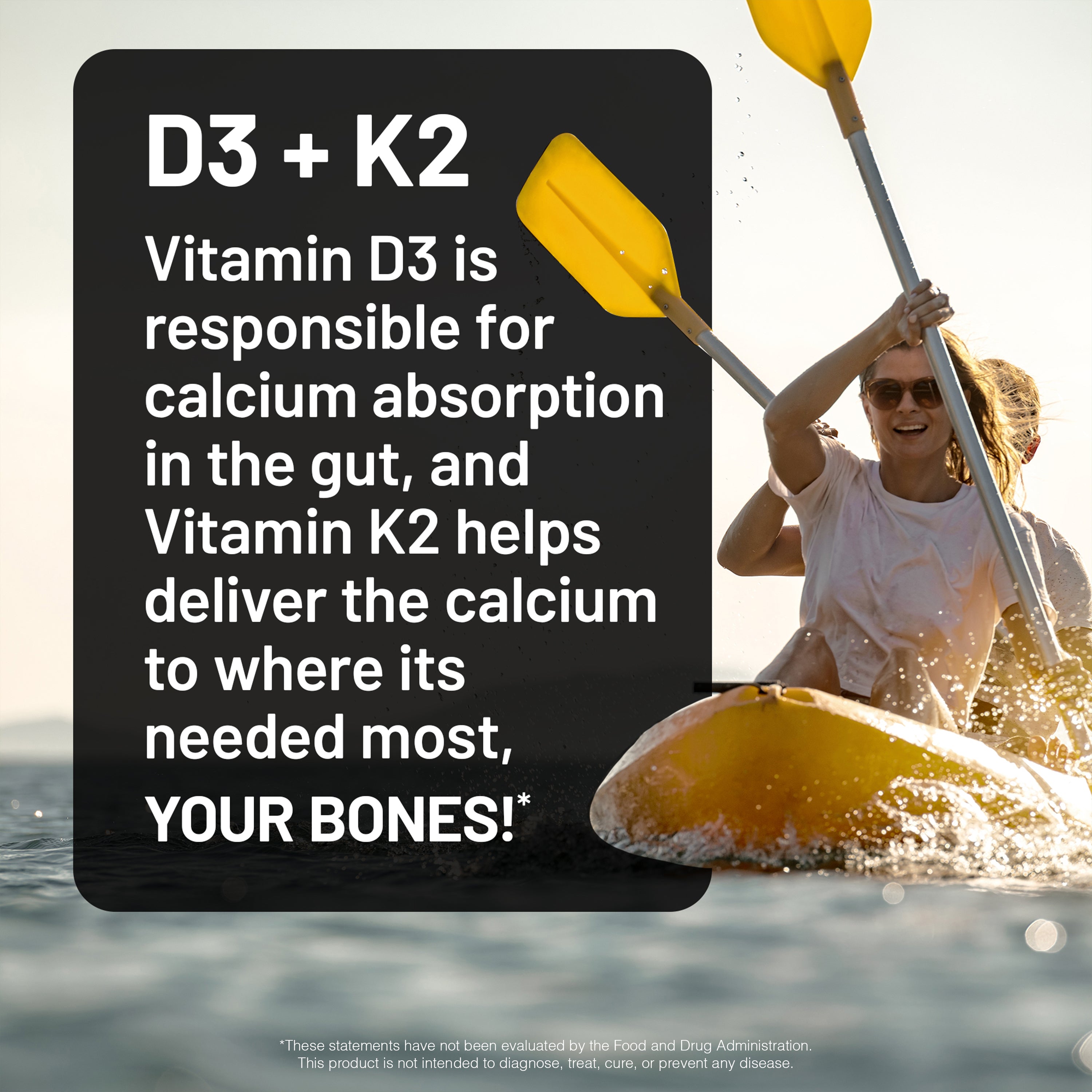 Vitamin D3 + K2