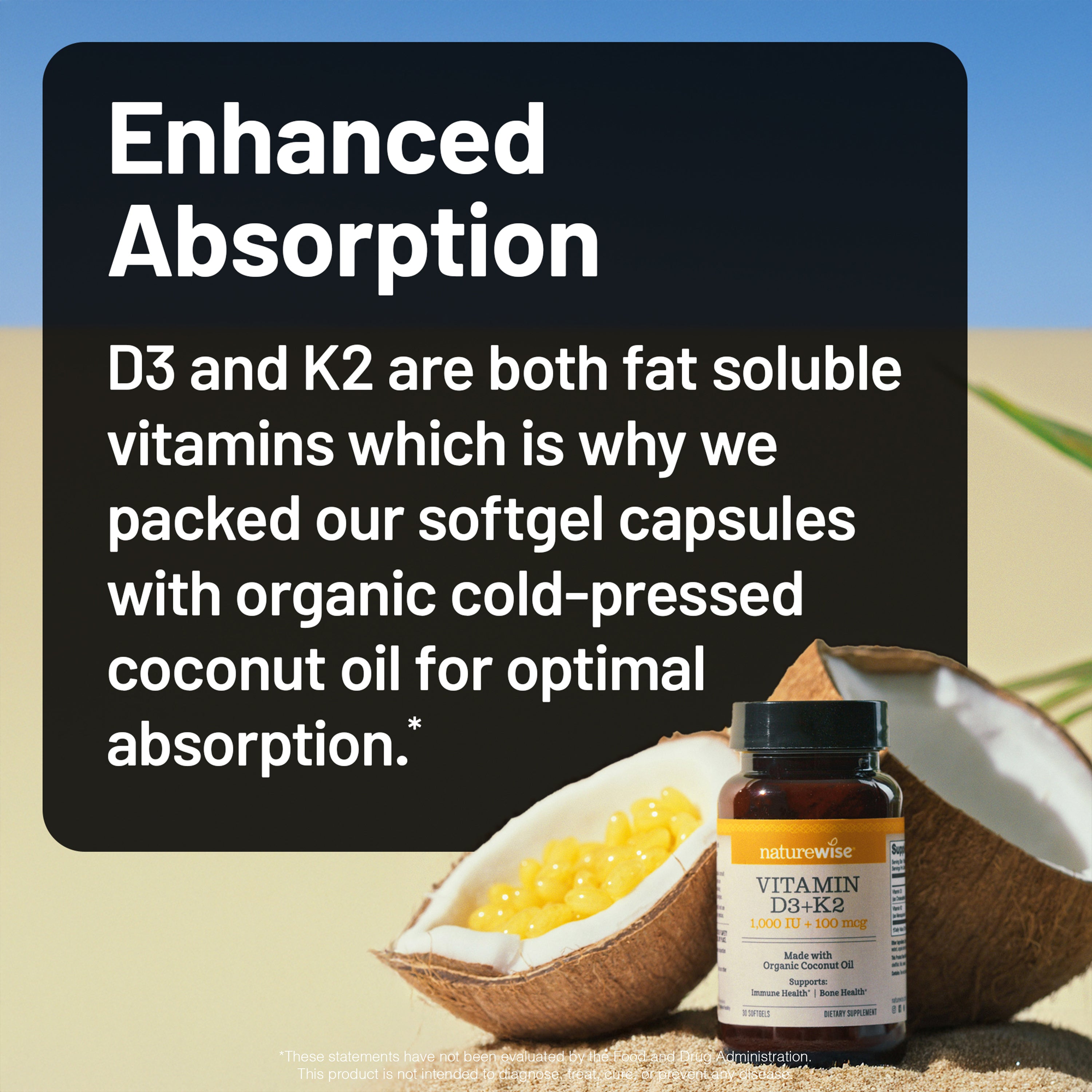 Vitamin D3 + K2