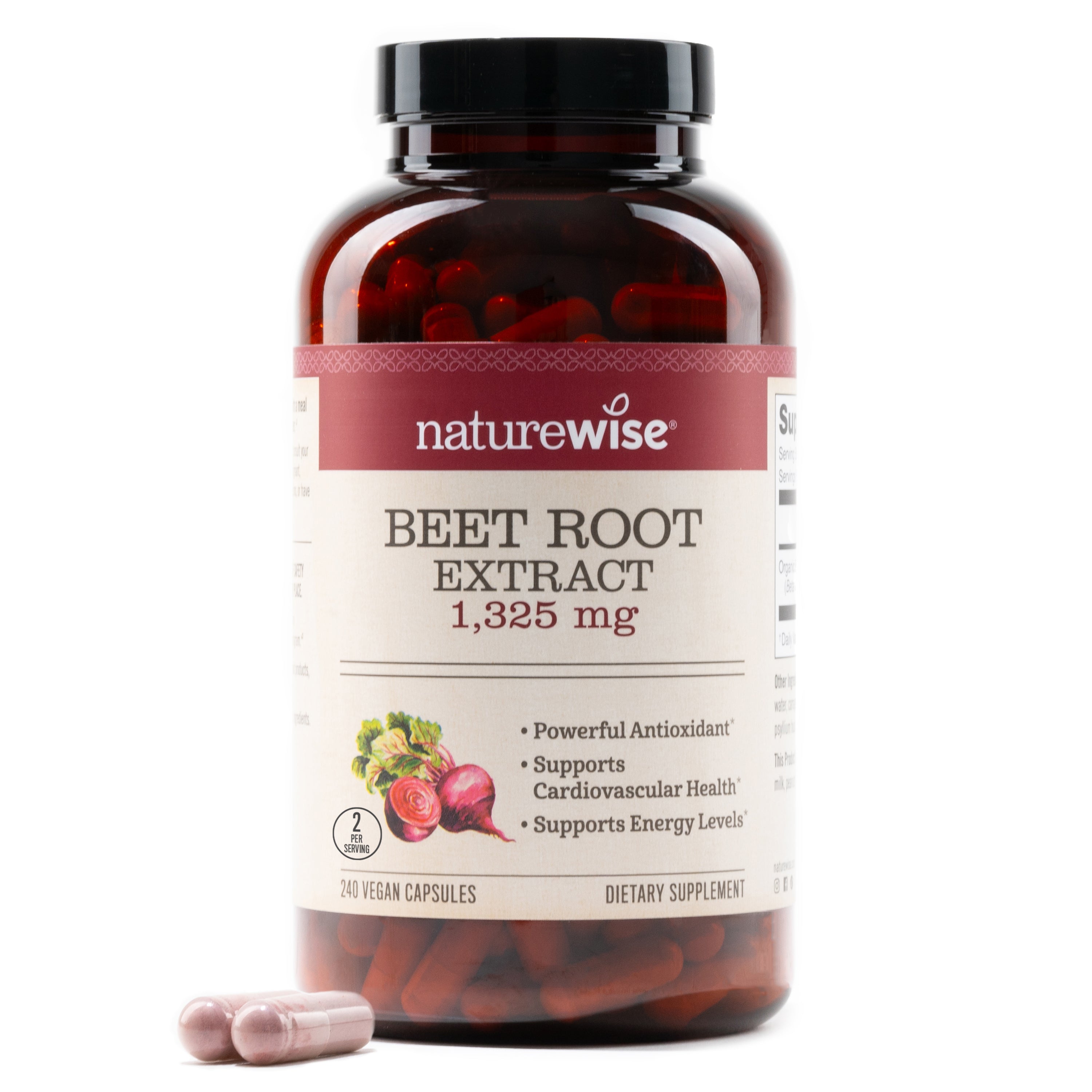 Naturewise Beet Root Extract 240 capsules