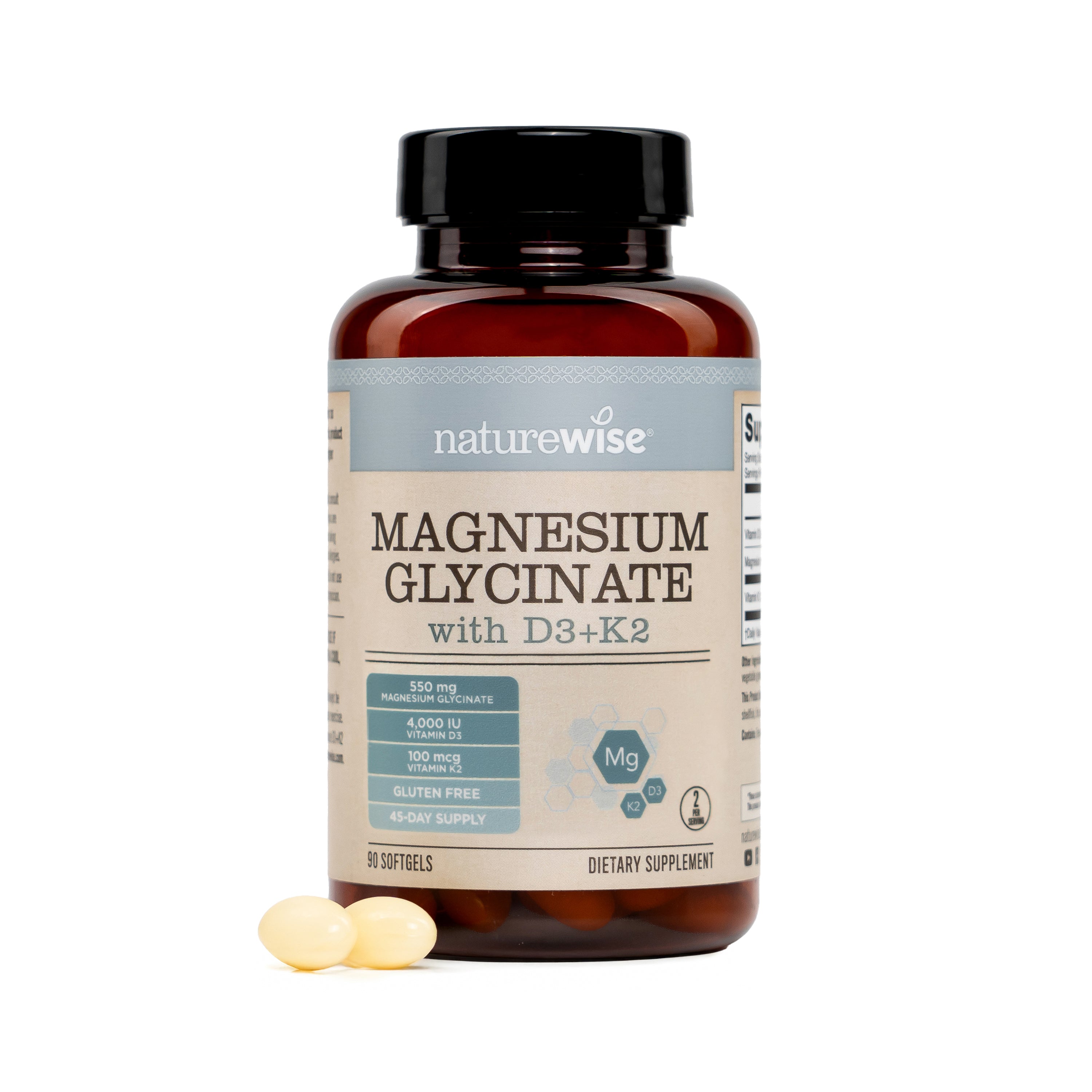 Magnesium Glycinate with D3 + K2
