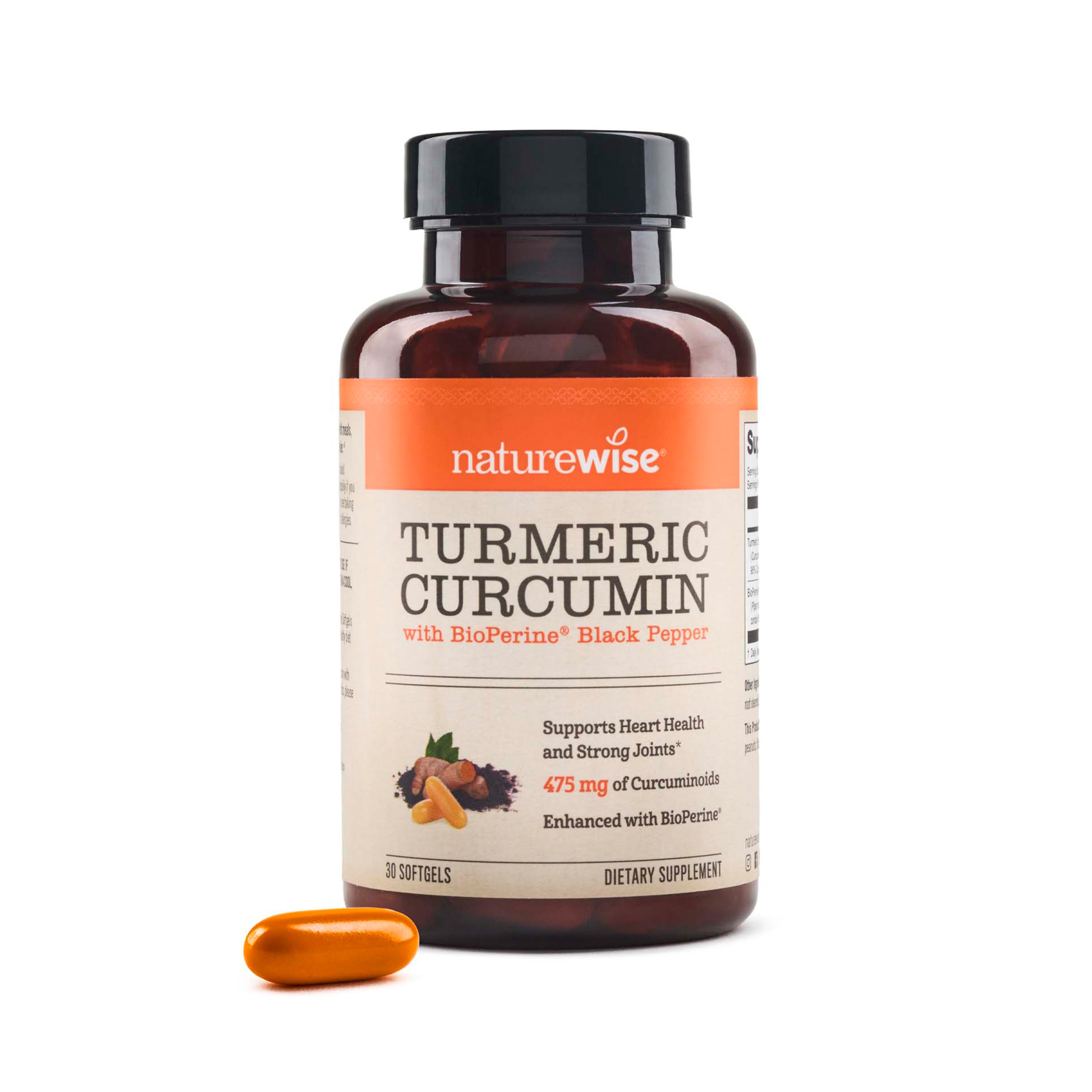 NatureWise Turmeric Curcumin Softgels 30 softgels