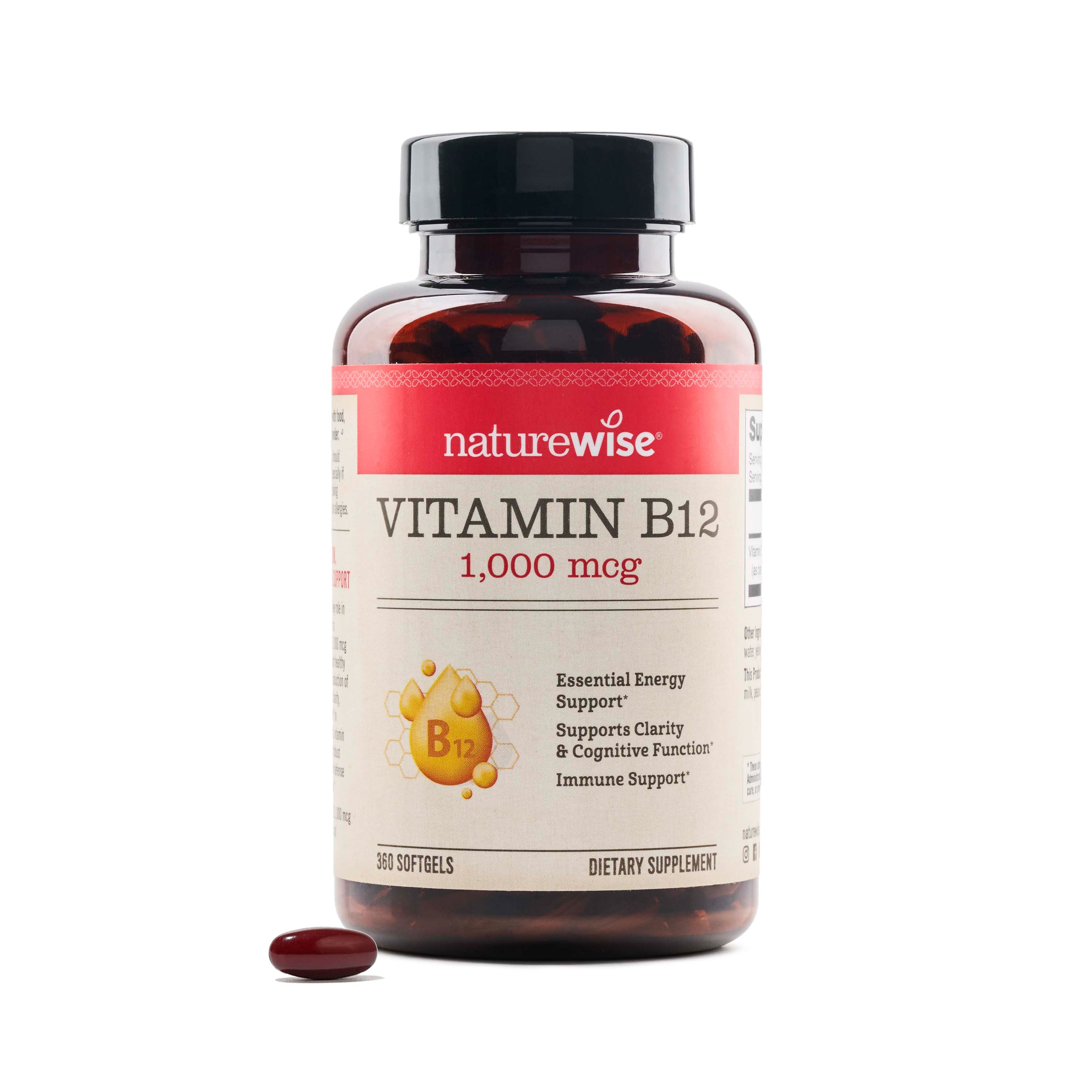 NatureWise Vitamin B12 1000 mg 360 softgels