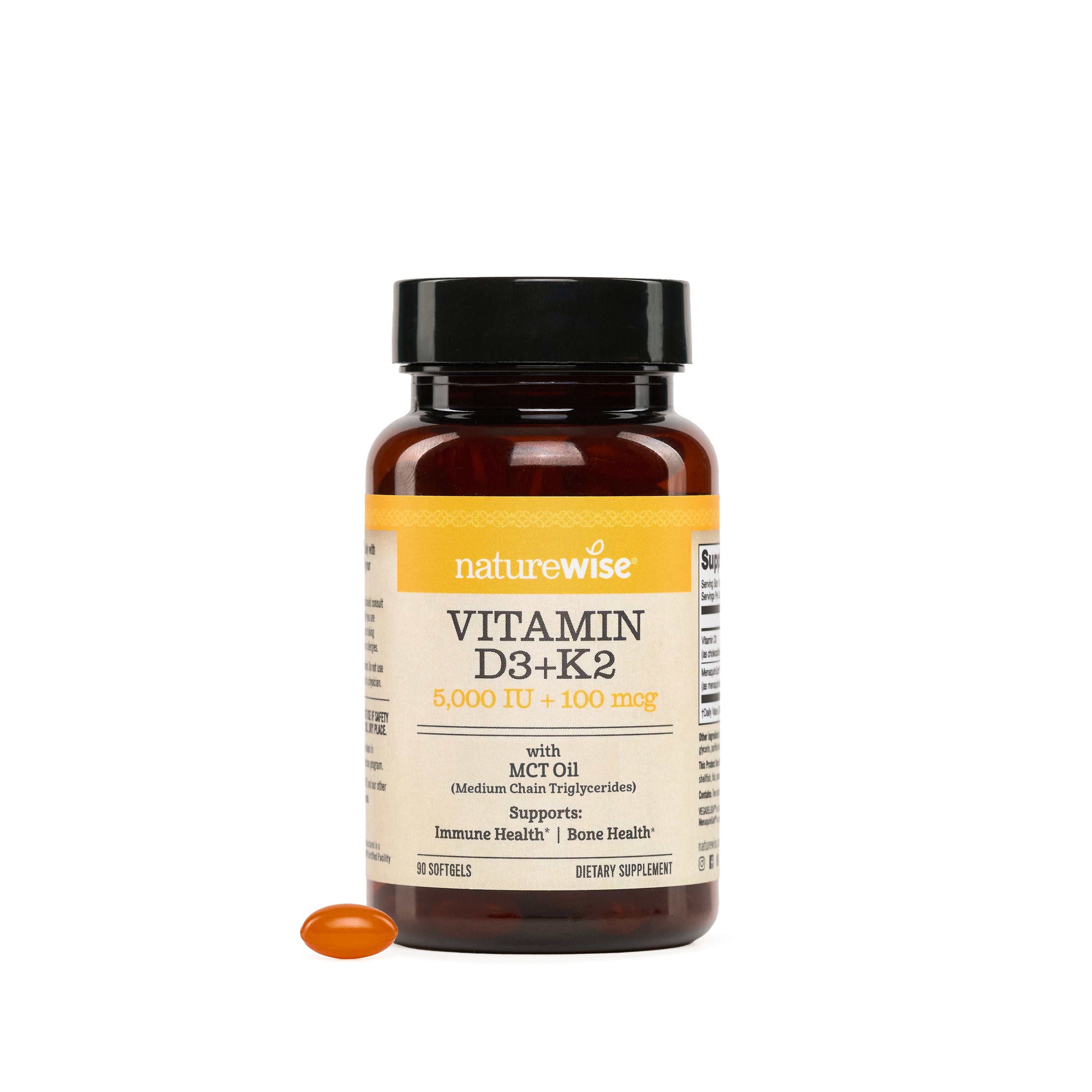 Vitamin D3 + K2 with MCT Oil