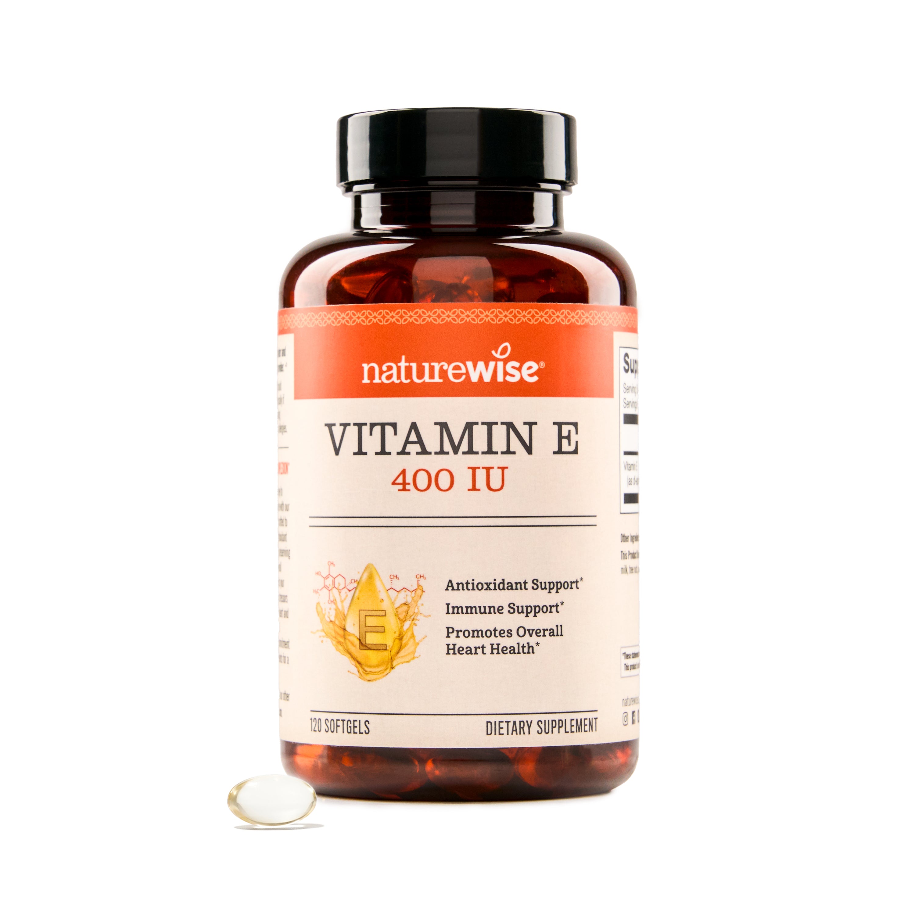 NatureWise Vitamin E Softgels 400 IU 120 softgels