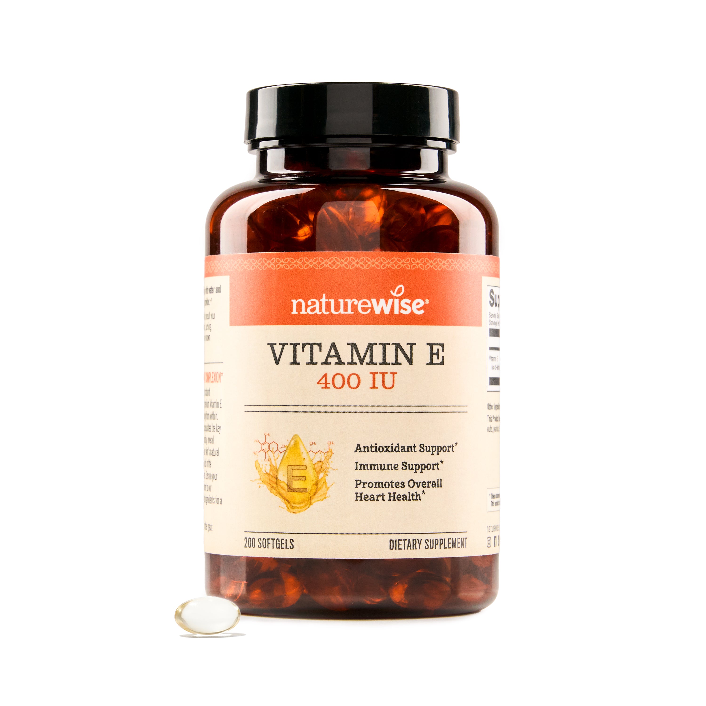 NatureWise Vitamin E Softgels 400 IU 200 softgels