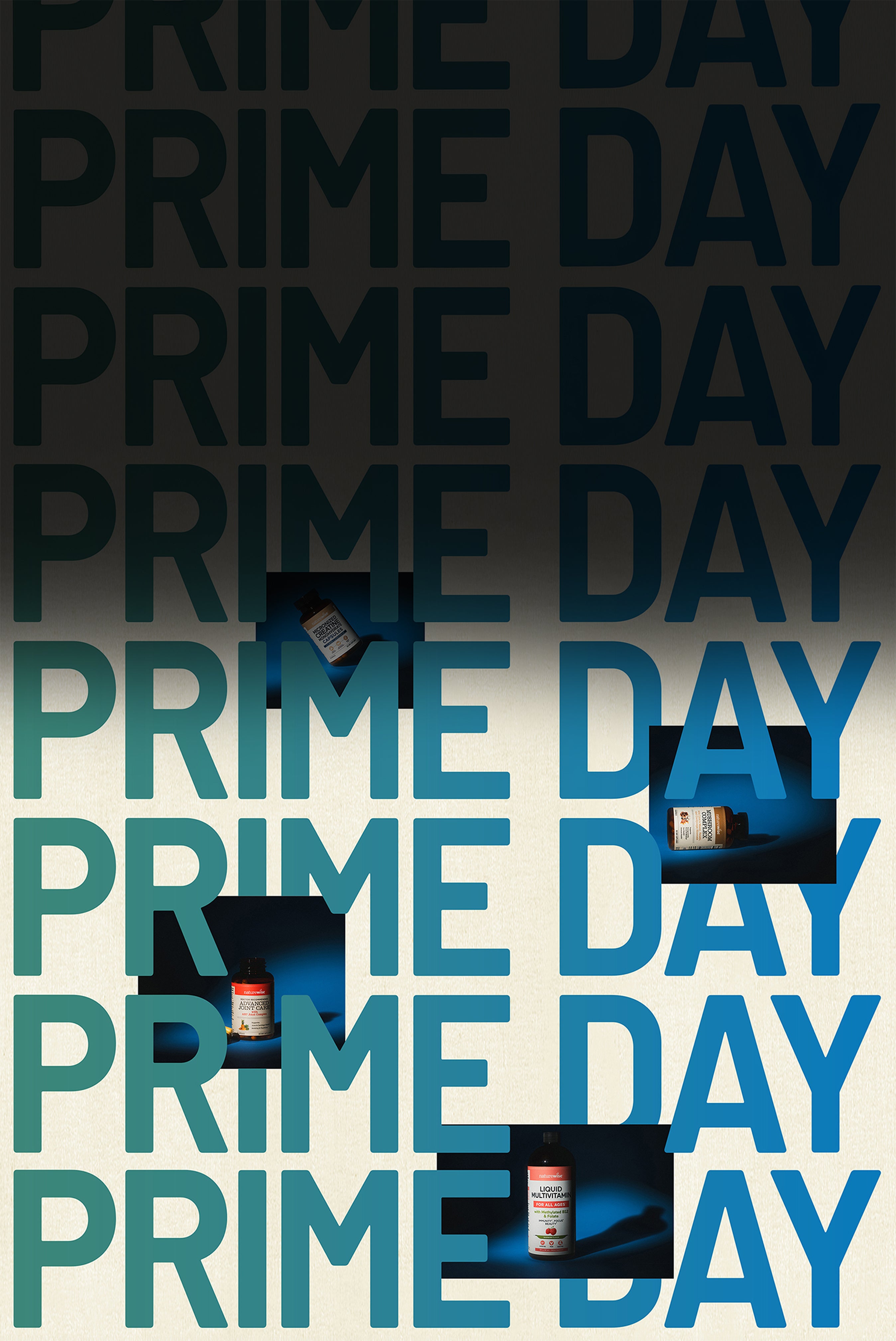 Promotional graphic for NatureWise Amazon Prime Day with 'Prime Day' text overlay.
