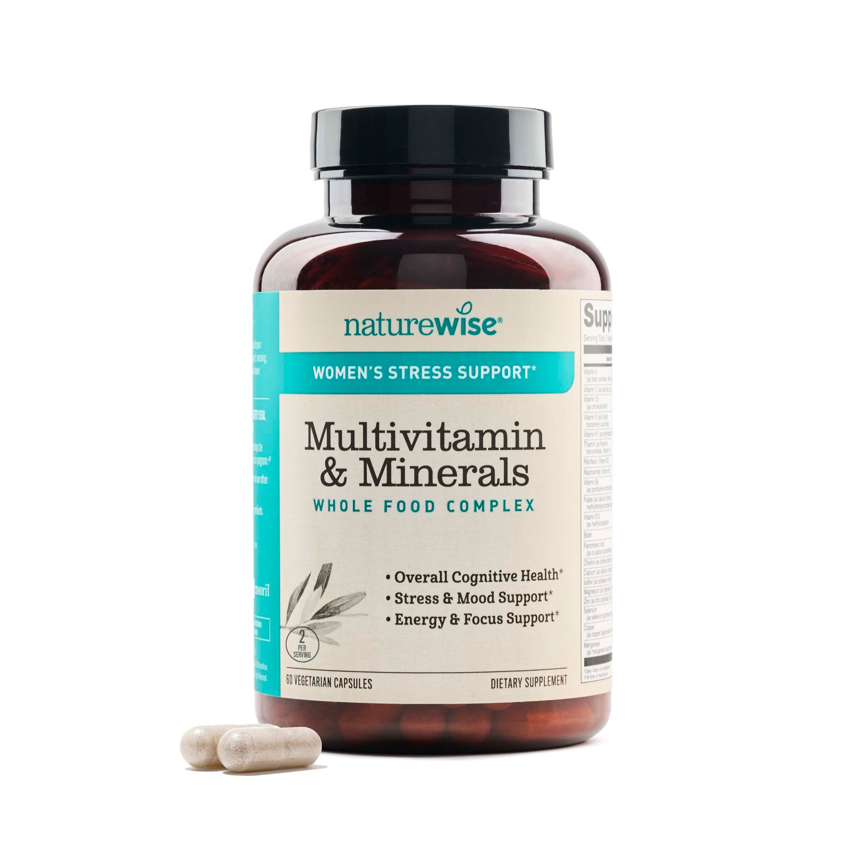 NatureWise Womens Multivitamin with Stress Support 60 capsules