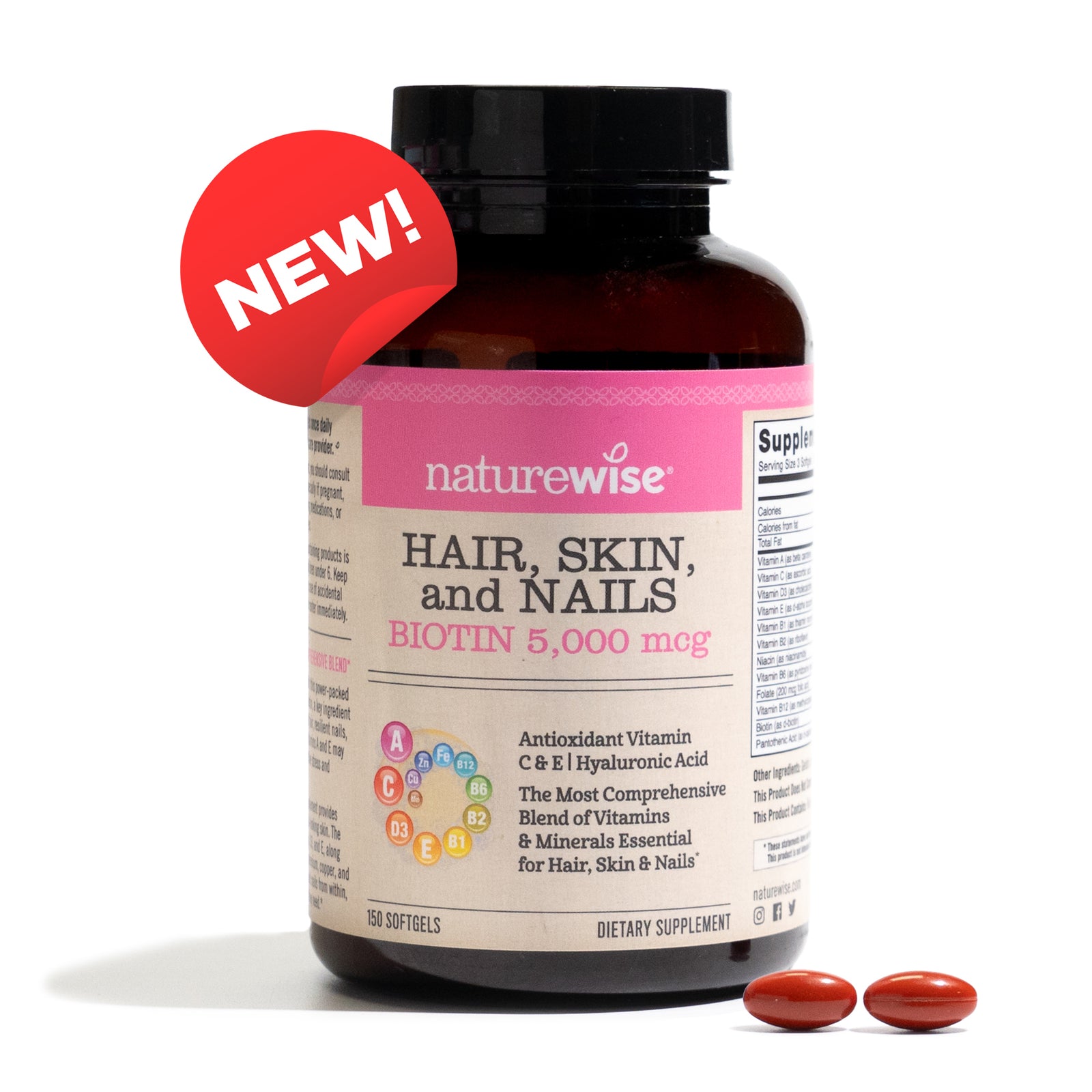 Hair Skin & Nails Gummies - Rise-N-Shine LLC