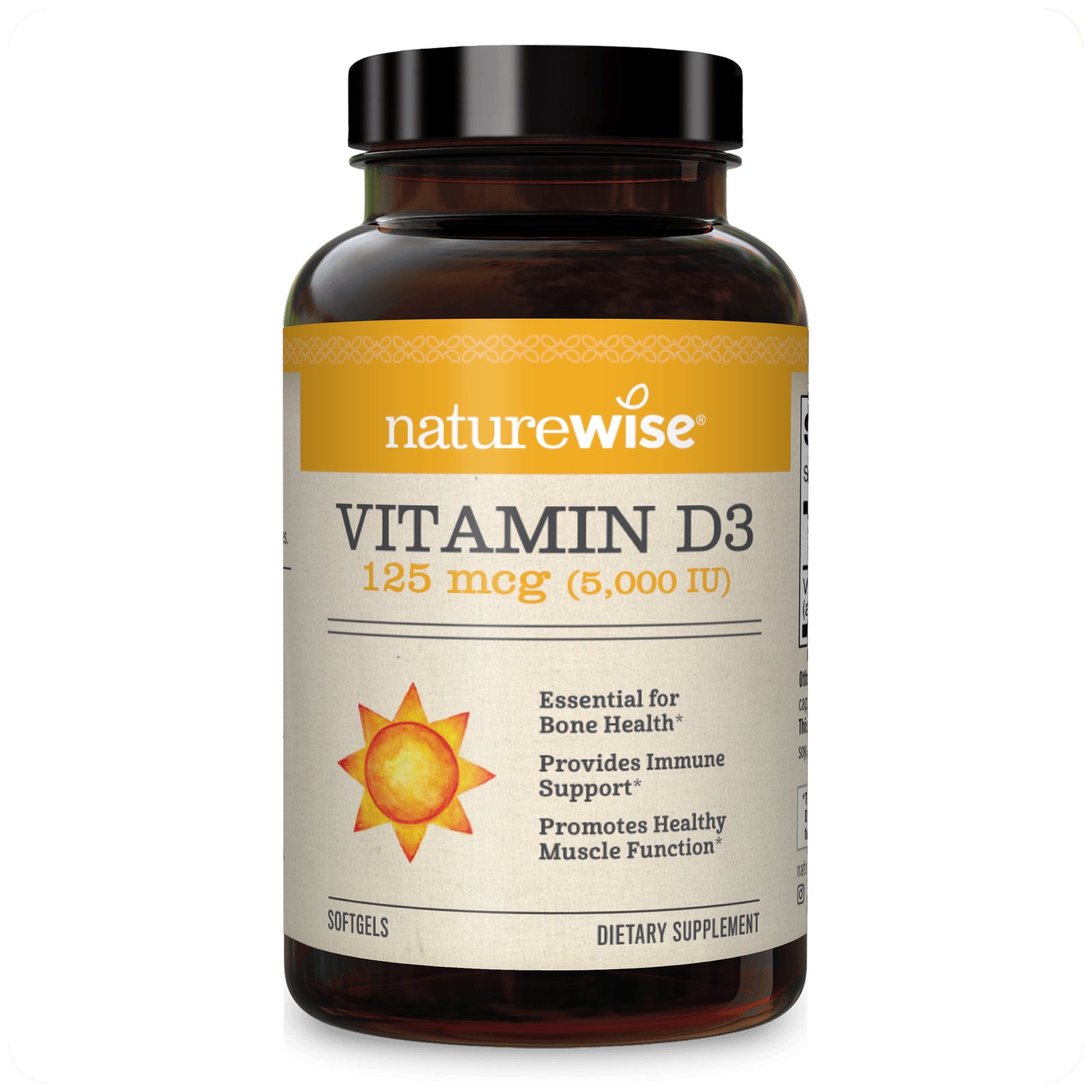 Vitamin D3 5,000 IU - 125mcg