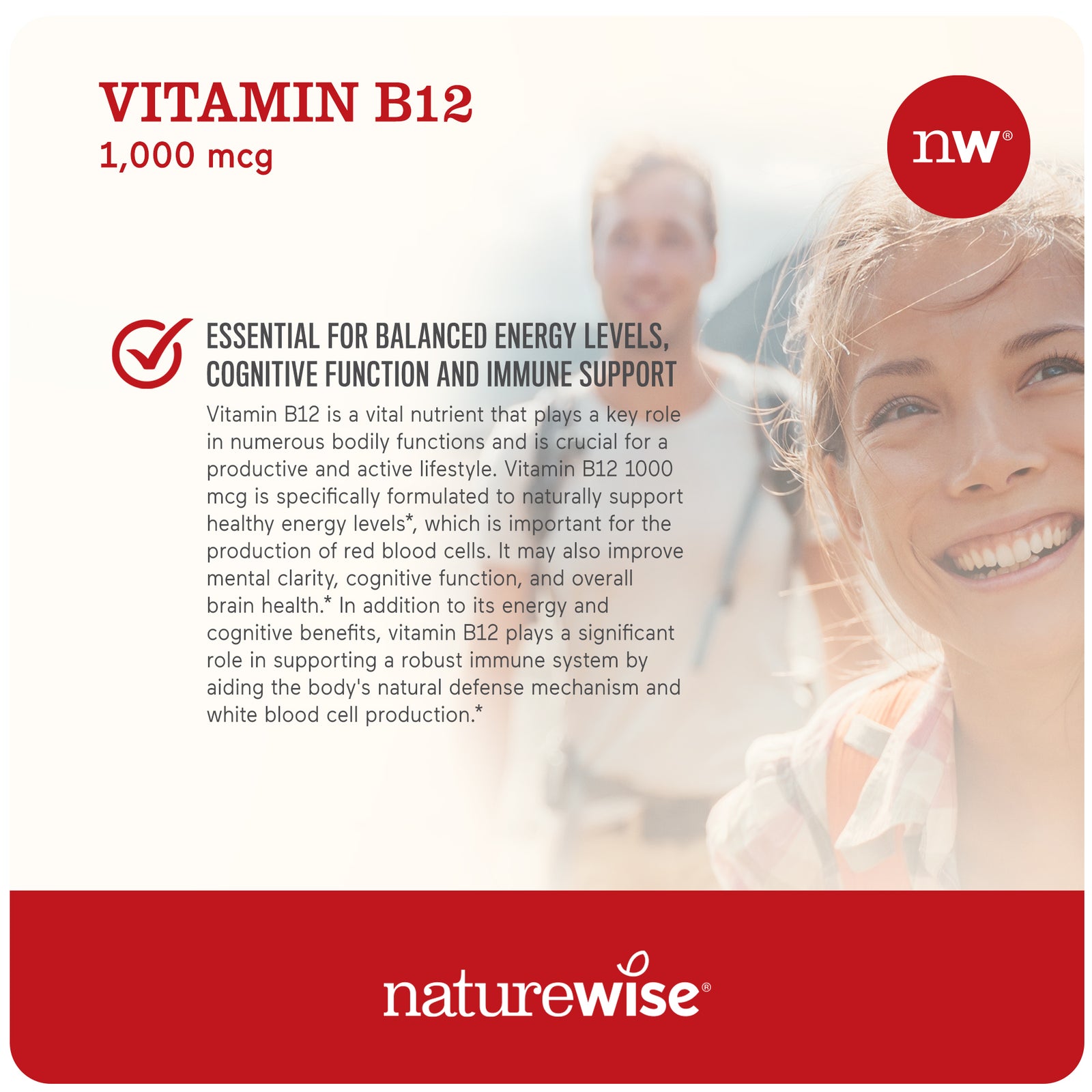 Vitamin B12 1000mcg Softgels - 60 Count