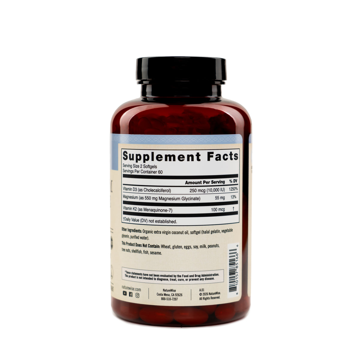 Magnesium Glycinate with D3 + K2