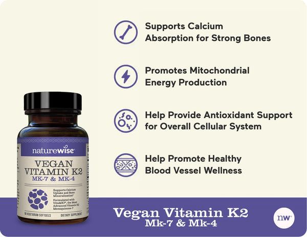 Vitamin K2 with VitaMK7®- 90 Softgels