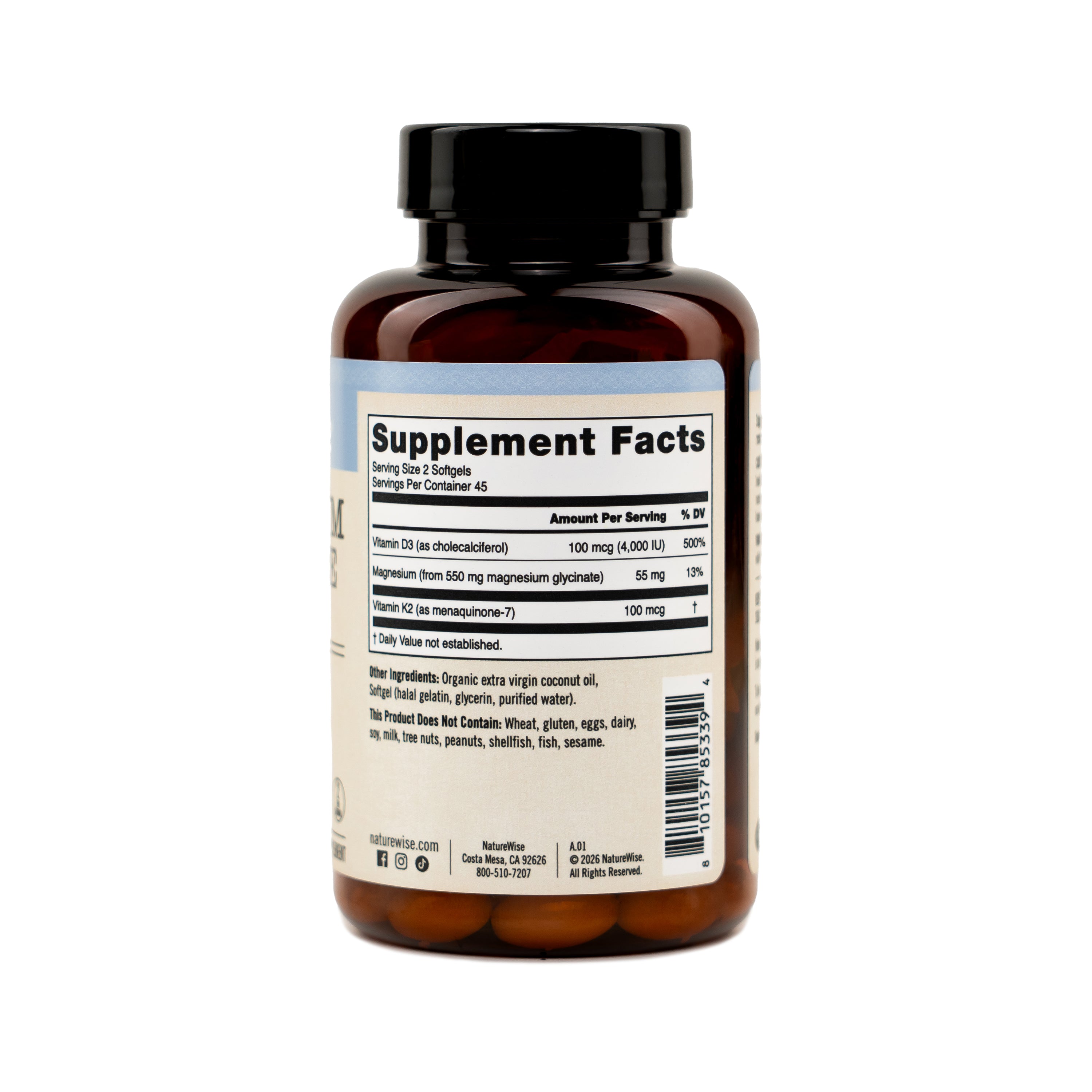 Magnesium Glycinate with D3 + K2