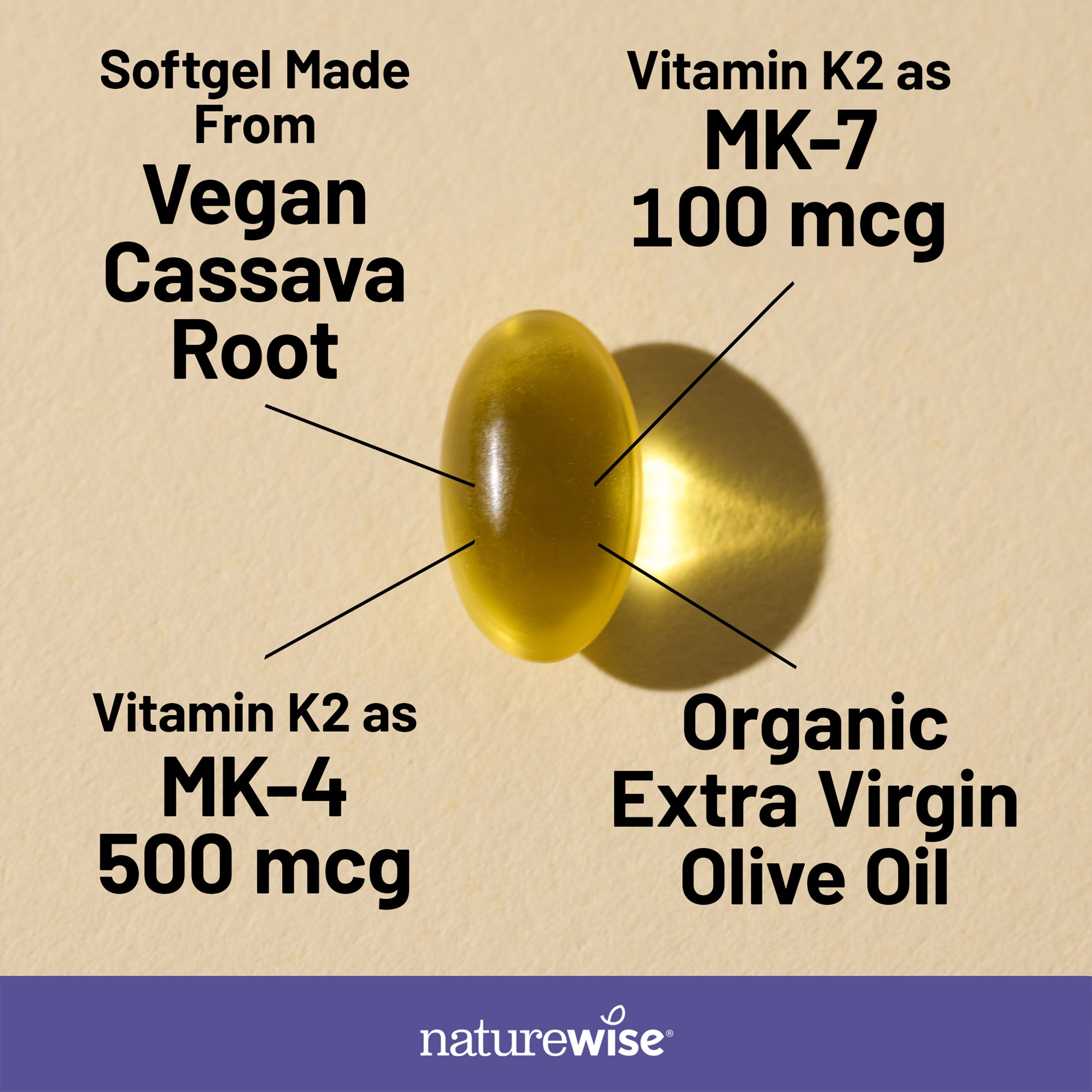 Vegan Vitamin K2 Softgels