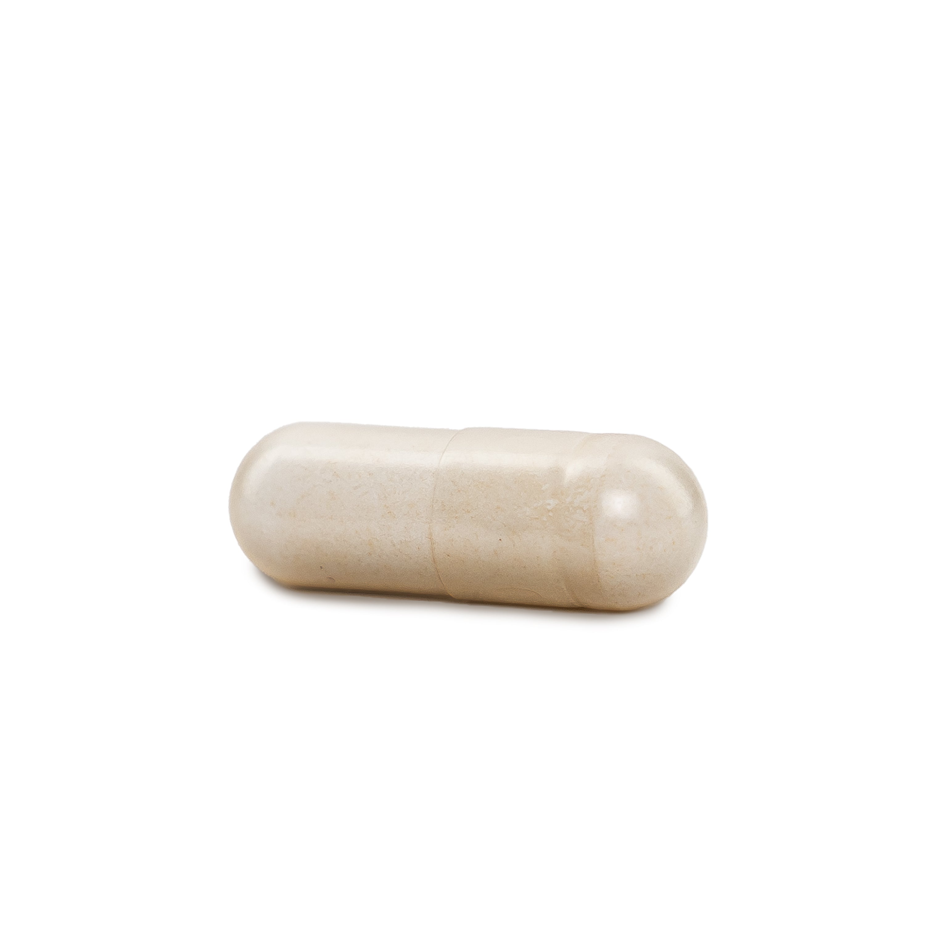 Zinc capsule on a white background