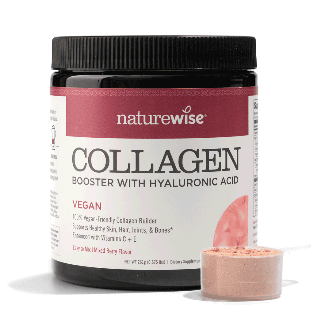 Vegan Collagen Booster with Hyaluronic Acid - Mixed Berry Flavor