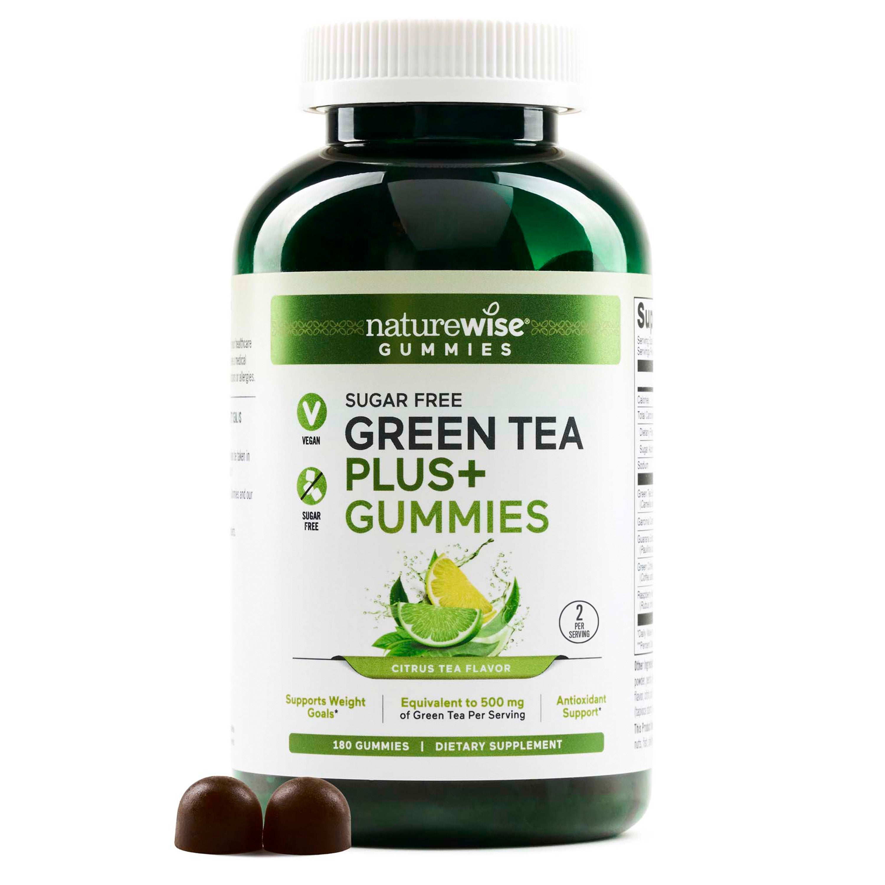 NatureWise Green Tea Gummies 180 gummies