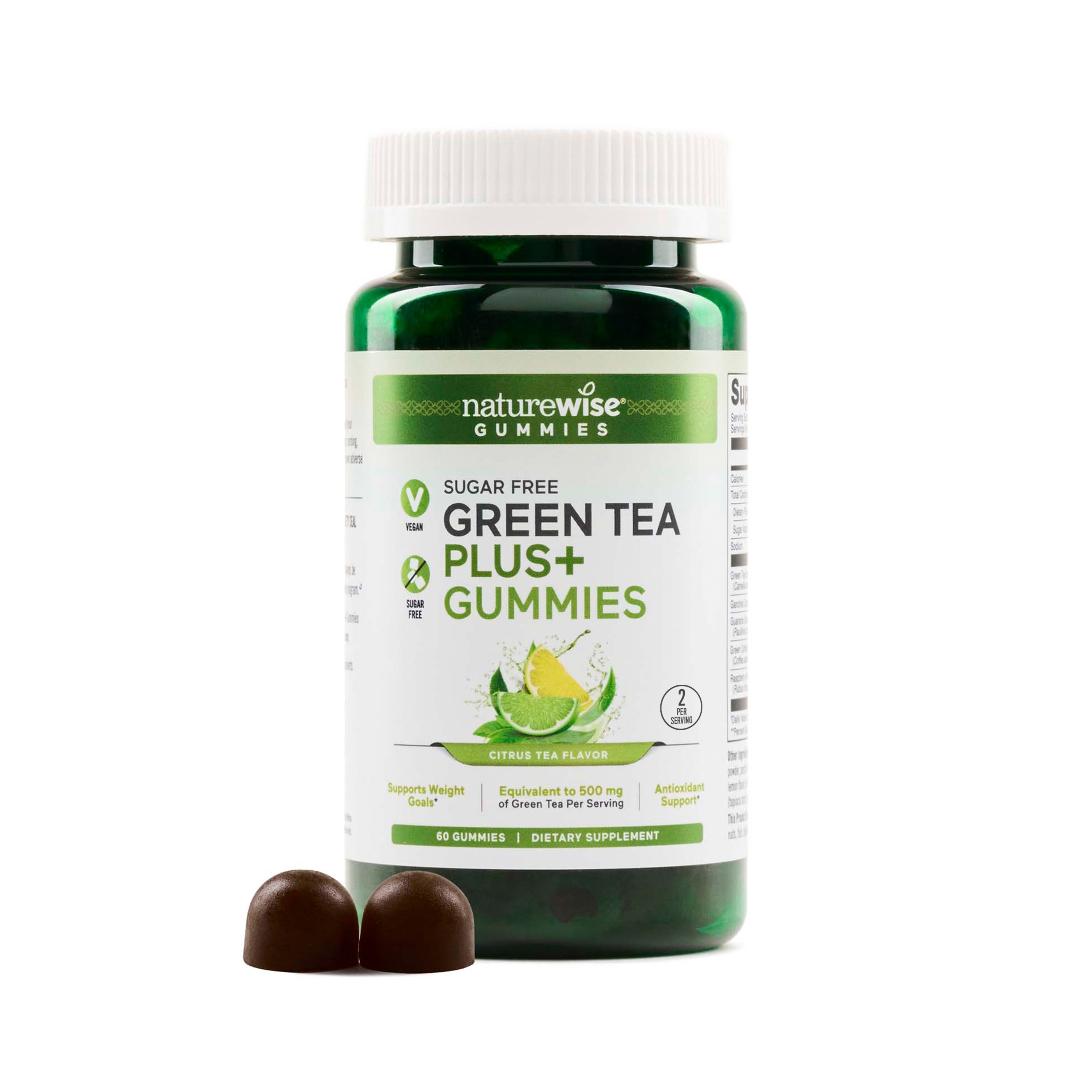NatureWise Green Tea Gummies 60 gummies