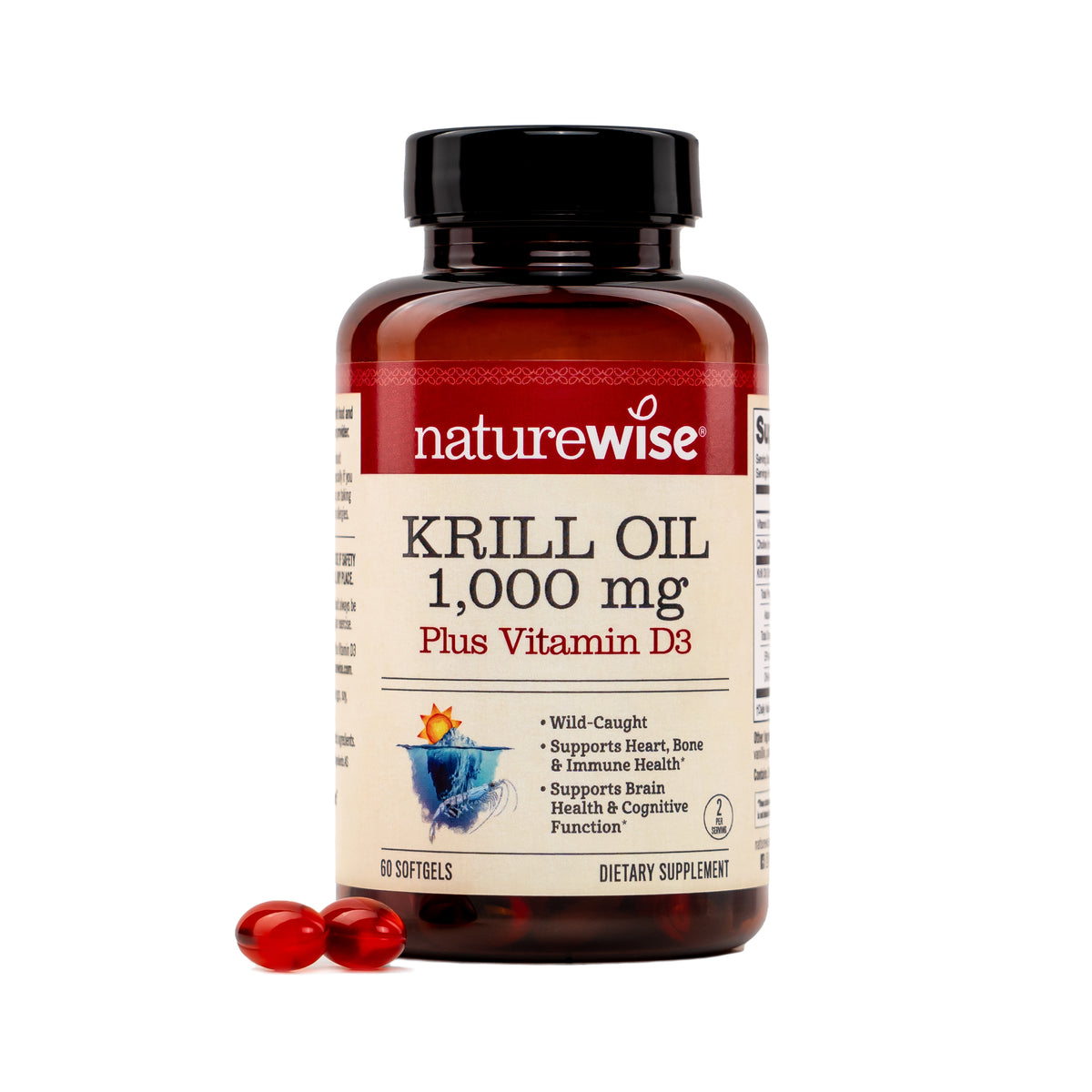 Krill Oil + Vitamin D3 | NATUREWISE