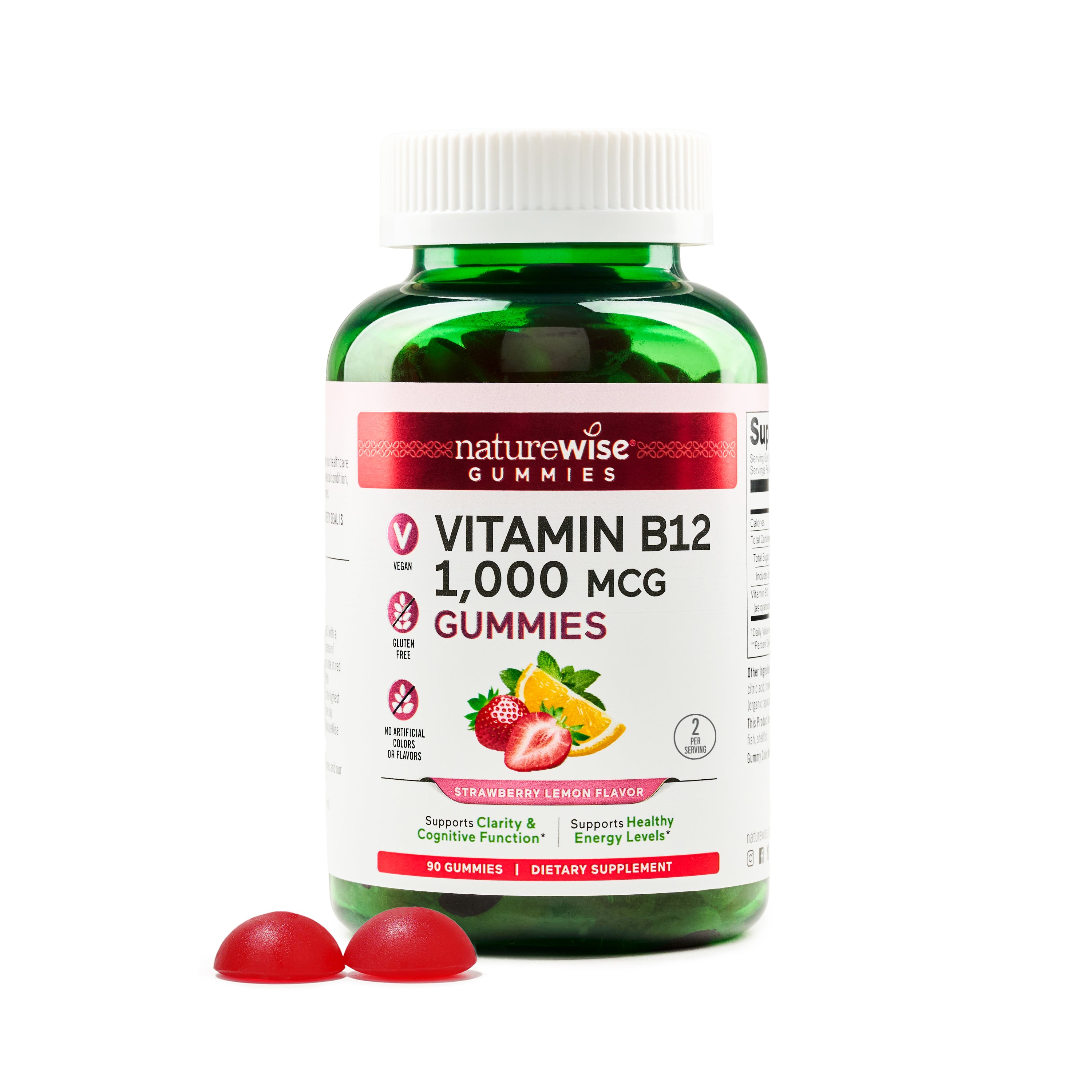NatureWise Vitamin B12 Gummies 1000 mg 90 gummies