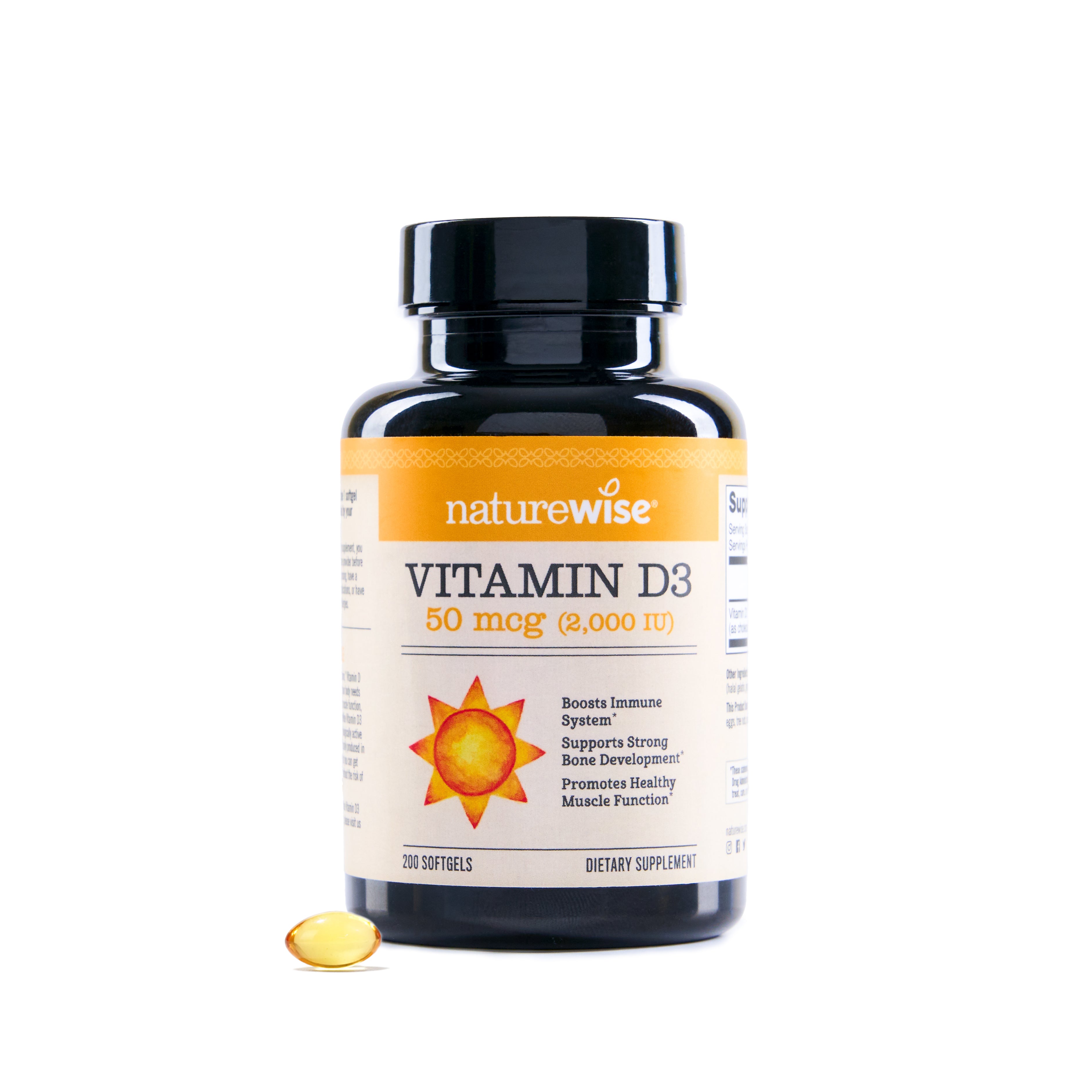 NatureWise Vitamin D3 2000 IU 200 softgels