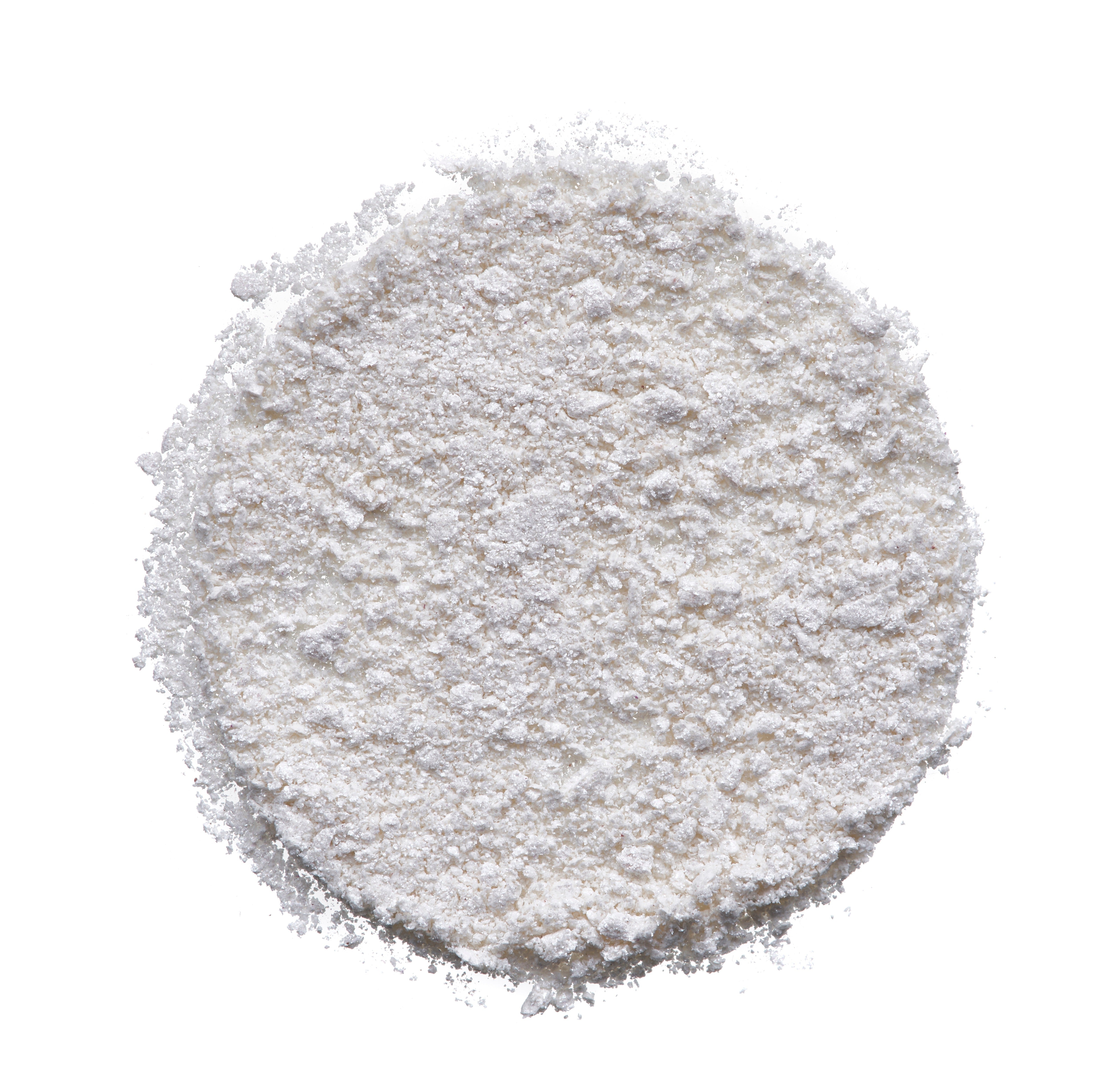 White Sucrosomial® Magnesium powder on a white background