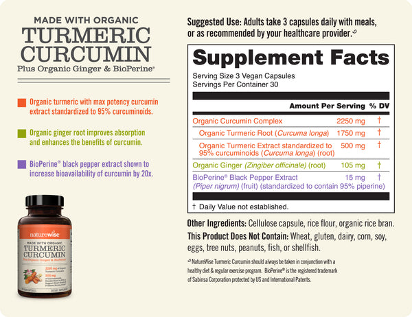 Turmeric Curcumin Sup Facts 