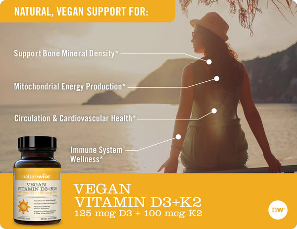 Vegan Vitamin D3 + K2