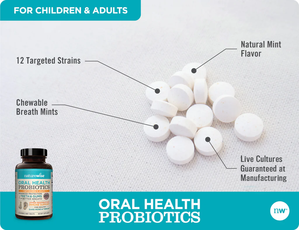 Oral Health Probiotics 3-Pack - Chewable Caplets