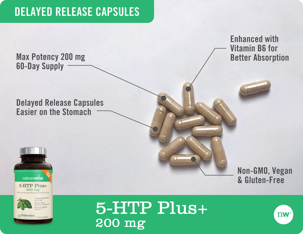 5-HTP Plus - 200mg (60 Count)