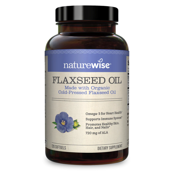 Organic Flaxseed Oil - 120 Softgels