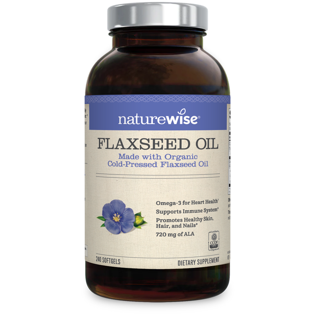 Organic Flaxseed Oil - 240 Softgels