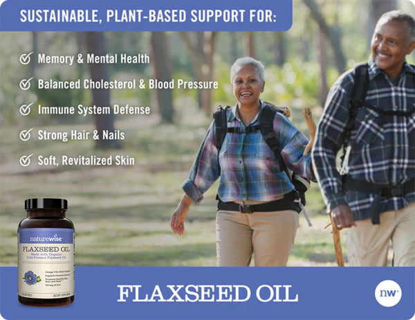 Organic Flaxseed Oil - 120 Softgels