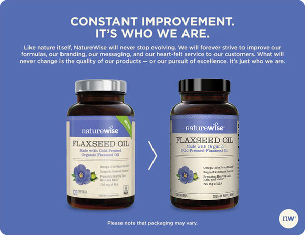 Organic Flaxseed Oil - 120 Softgels