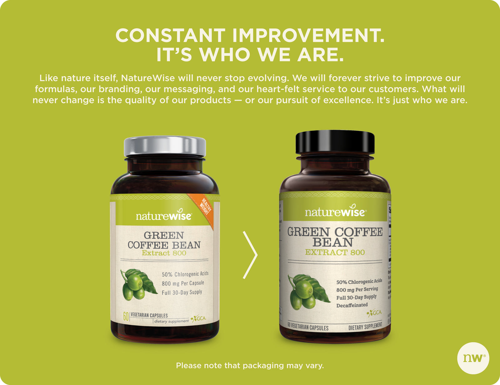 Green Coffee Bean Extract variation 
