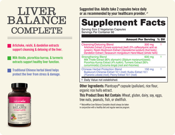 Liver Balance Complete Sup Facts 