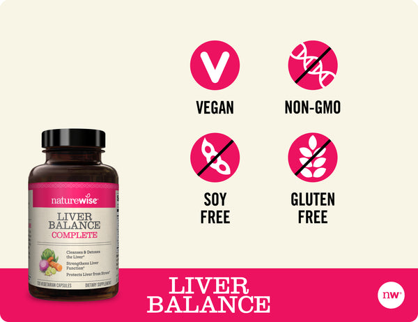 Liver Balance Complete badges 