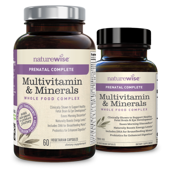 Women's Prenatal Multivitamin with Travel Size Bottle