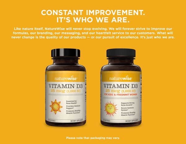 Vitamin D3 1,000 IU - 25 mcg 360 Softgels