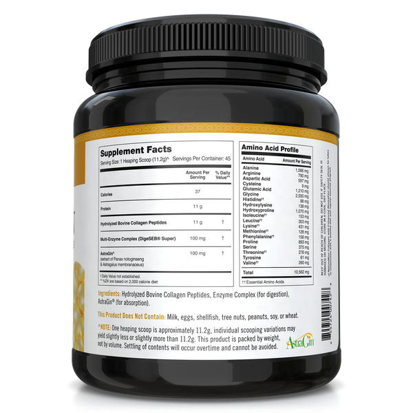 Enhanced Collagen Peptides - Hydrolyzed Type I & III right